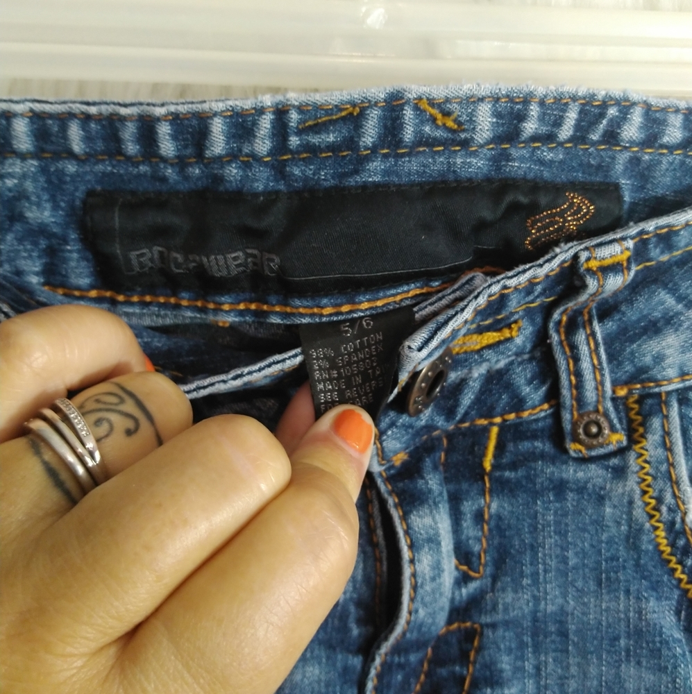 Rocawear Blue Jeans  Size 5/6 jrs - Picture 14 of 14